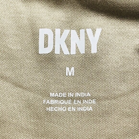 DKNY Men's Stretch Pullover Short Sleeve Khaki Soft T-shirt Size Medium NWT - Picture 6 of 9